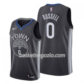 Canotte Uomo Golden State Warriors Russell 0 2019-20 Nike City Edition Swingman